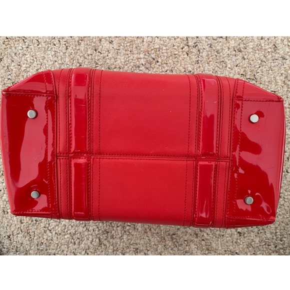 Ann Taylor Red Mini Tote Bag - Picture 6 of 9